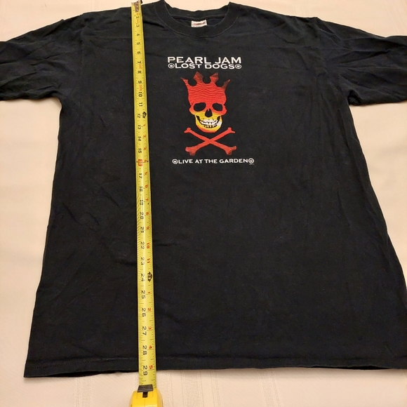 Pearl Jam Lost Dogs live at the garden burning skull concert t shirt. Size L - Picture 6 of 6